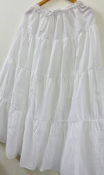 LAYERD SKIRT WHITE - Image 3