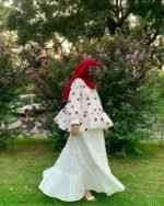 LAYERD SKIRT WHITE - Image 5